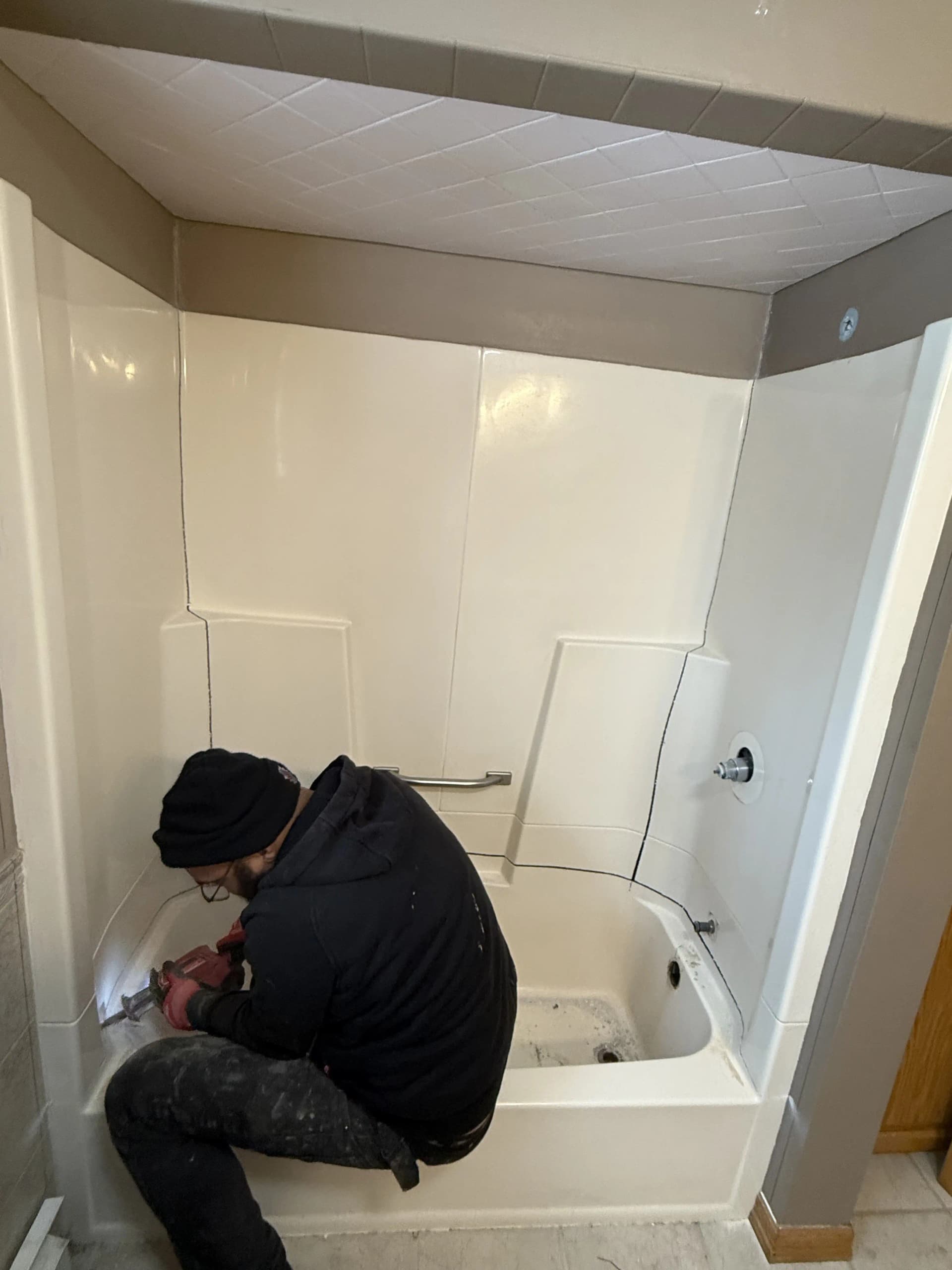 Bathroom remodel project 3